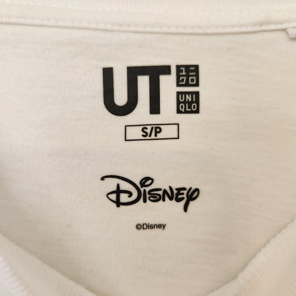Uniqlo Mickey Mouse White Tshirt Graphic Tee Disney Parks Vacation Summer Small - Picture 5 of 7